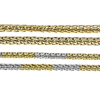 Stainless Steel Wheat Chain, plated 