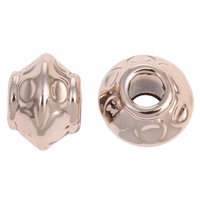 Zinc Alloy Jewelry Beads, Drum, real rose gold plated, nickel, lead & cadmium free Approx 2mm 