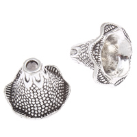 Zinc Alloy Bead Caps, Loudspeaker, antique silver color plated, lead & cadmium free Approx 3mm, Approx 