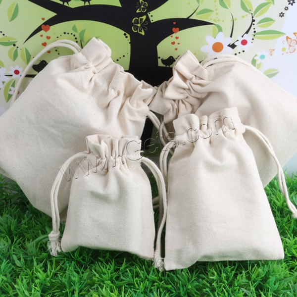 Linen Jewelry Pouches Bags, with Cotton Cord, different size for choice, Sold By PC