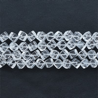 Natural Clear Quartz Beads, Cube, 10mm Approx 1mm Approx 15.5 Inch, Approx 