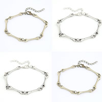 Fashion Zinc Alloy Bracelets, iron lobster clasp, with 5cm extender chain, Dog Bone, plated nickel, lead & cadmium free, 5mm Approx 7 Inch 