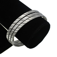 Stainless Steel Bangle Set, original color, 5mm, Inner Approx 68mm Approx 8.5 Inch 