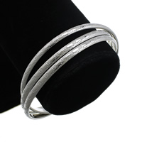 Stainless Steel Bangle Set, original color, 4mm, Inner Approx 65mm Approx 8 Inch 