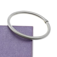 Stainless Steel Bangle, original color, 6mm, Inner Approx 64mm Approx 8 Inch 