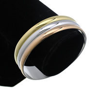 Stainless Steel Bangle, plated, multi-colored, 18mm, Inner Approx 67mm Approx 8 Inch 