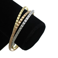 Stainless Steel Bangle Set, plated, multi-colored, 3.5mm, Inner Approx 68mm Approx 8.5 Inch 