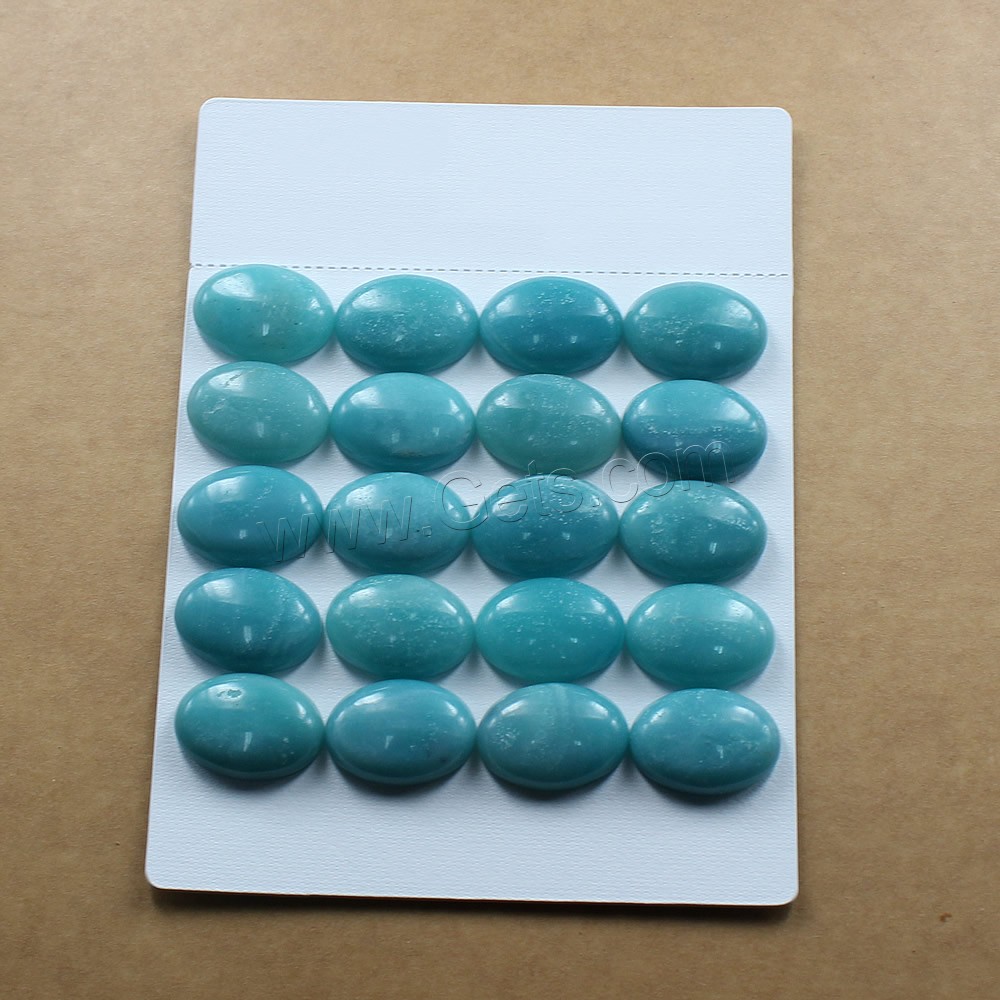 Synthetic Turquoise Cabochon, Flat Oval, different size for choice & flat back, light blue, Sold By Bag