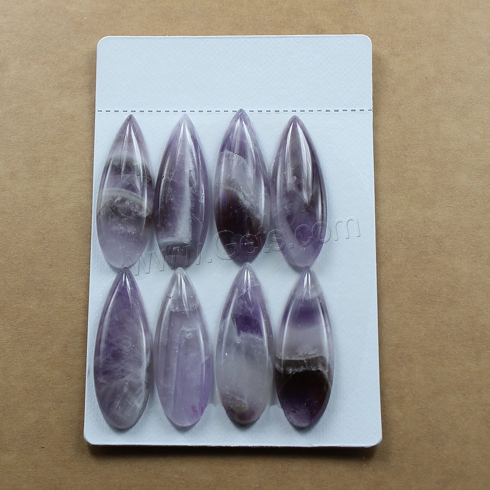 Amethyst Cabochon, Teardrop, natural, February Birthstone & different size for choice & flat back, Sold By Bag