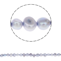 Baroque Cultured Freshwater Pearl Beads, light purple, 7-8mm Approx 0.8mm Approx 15 Inch 