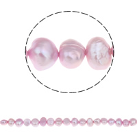 Baroque Cultured Freshwater Pearl Beads, pink, 8-9mm Approx 0.8mm Approx 15 Inch 