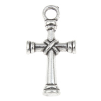 Zinc Alloy Cross Pendants, Wrapped Cross, antique silver color plated, lead & cadmium free Approx 1.5mm, Approx 