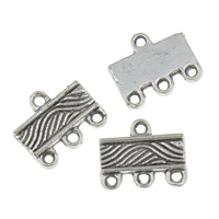 Zinc Alloy Charm Connector, antique silver color plated, 1/3 loop, lead & cadmium free Approx 1mm, Approx 