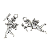 Character Shaped Zinc Alloy Pendants, Angel, antique silver color plated, lead & cadmium free Approx 2mm, Approx 