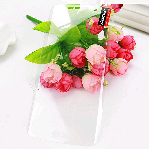 Mobile Phone Screen Protector, PET, with TPU, Rectangle, different styles for choice, clear, 0.2mm, Sold By PC
