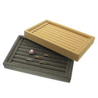 Jewelry Case and Box, Cardboard, with Sponge & Nylon, Rectangle 