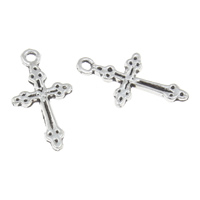 Zinc Alloy Cross Pendants, antique silver color plated, lead & cadmium free Approx 1.5mm, Approx 