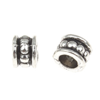 Zinc Alloy Jewelry Beads, Rondelle, antique silver color plated, lead & cadmium free Approx 3mm, Approx 