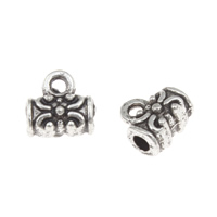 Zinc Alloy Bail Beads, Drum, antique silver color plated, lead & cadmium free Approx 1mm, 1mm, Approx 