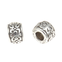 Zinc Alloy Jewelry Beads, Rondelle, antique silver color plated, lead & cadmium free Approx 3mm, Approx 