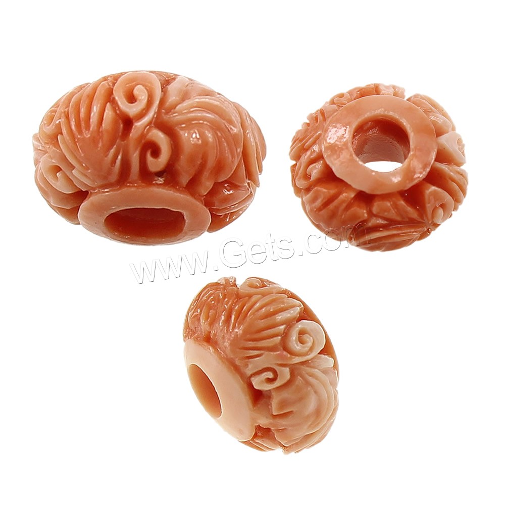 Fluted Giant Clam Beads, Drum, Carved, different size for choice & without troll, Sold By PC