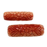 Fluted Giant Clam Beads, Column, Carved 