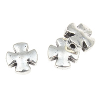 Zinc Alloy Jewelry Beads, Cross, antique silver color plated, lead & cadmium free Approx 1.5mm, Approx 