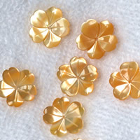 Natural Freshwater Shell Beads, Flower 15mm Approx 1mm 
