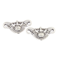 Zinc Alloy Jewelry Beads, antique silver color plated, lead & cadmium free Approx 1mm, Approx 