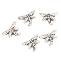 Zinc Alloy Animal Beads, Dragonfly, antique silver color plated, lead & cadmium free Approx 1mm, Approx 