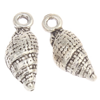 Zinc Alloy Jewelry Pendants, Conch, antique silver color plated, lead & cadmium free Approx 1mm, Approx 