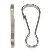 Stainless Steel Key Clasp, 304 Stainless Steel, original color 