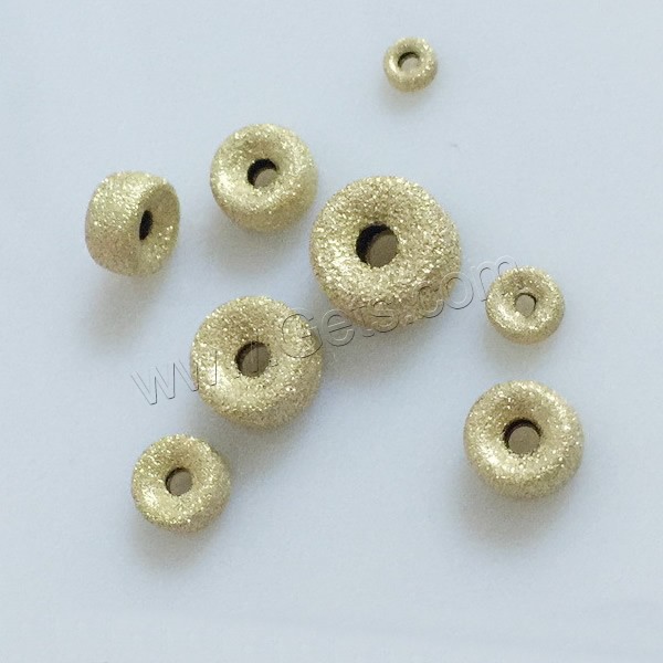 Gold Filled Spacer Bead, Rondelle, 14K gold-filled & different size for choice & stardust, 3mm, Hole:Approx 1mm, Sold By PC