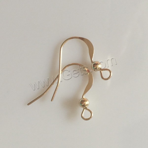 crochet de Boucle d'oreille remplie d'or, Doublé or, 14K rempli & normes différentes pour le choix, Vendu par paire