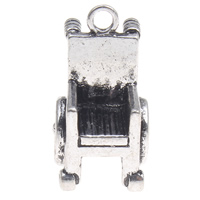 Zinc Alloy Jewelry Pendants, Chair, plated lead & cadmium free Approx 2.5mm 