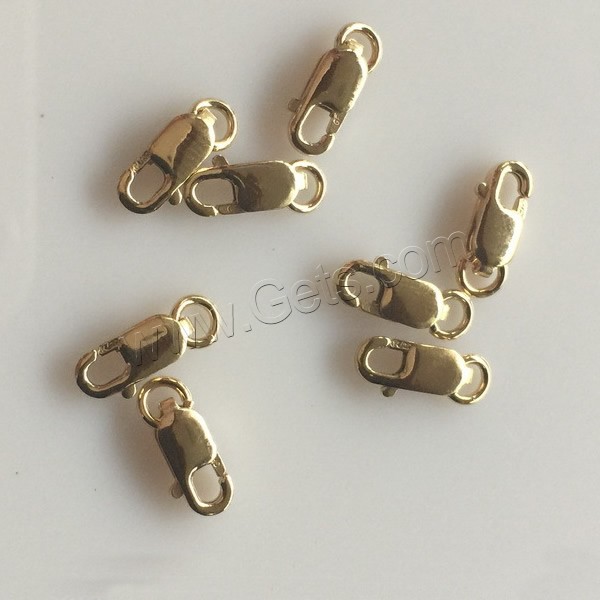 Gold Filled Lobster Clasp, 14K gold-filled & different size for choice, Sold By PC