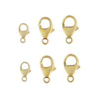Oro-llenado mosquetón, 14K gold-filled & diverso tamaño para la opción, Vendido por UD