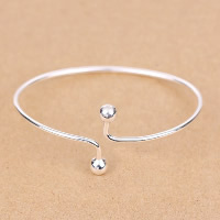 925 Sterling Silver Cuff Bangle, open, 26mm, Inner Approx 57mm Approx 6.5 Inch 