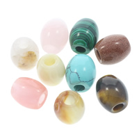 Полудрагоценный камень Бусины, натуральный, разнообразный отверстие:Приблизительно 6mm, продается PC