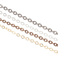 Brass Oval Chain, with plastic spool, plated nickel, lead & cadmium free Approx 