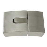 Rectangle Stainless Steel Magnetic Clasp, plated Approx 