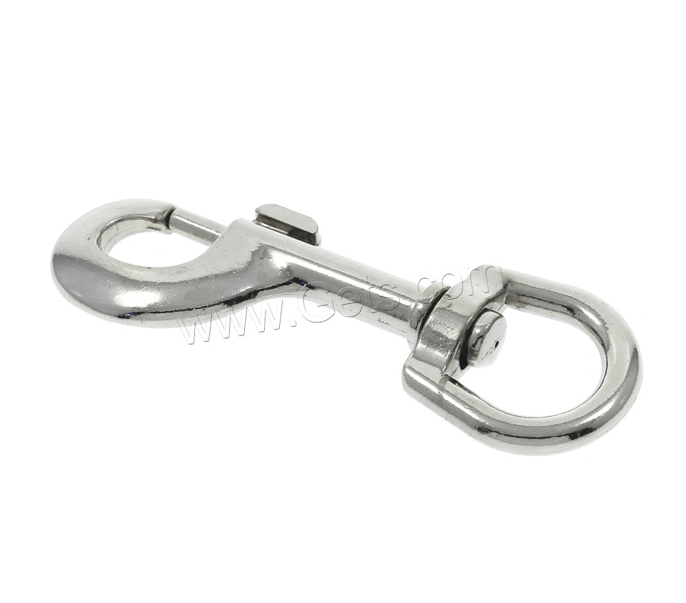 Lobster Swivel Clasp, Zinc Alloy, platinum color plated, different size for choice, nickel, lead & cadmium free, Sold By PC