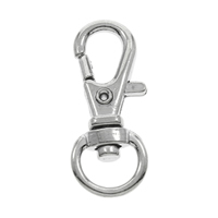 Lobster Swivel Clasp, Zinc Alloy, platinum color plated, nickel, lead & cadmium free Approx 