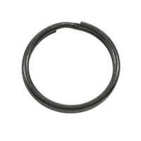 Clé de fer Split Ring, protéger l'environnement, sans nickel, plomb et cadmium Environ 24mm Vendu par sac