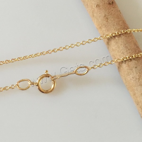 gold-gefüllt Halskette Gliederkette, 14K gefüllt & unterschiedliche Länge der Wahl & Oval-Kette, 1.1mm, verkauft von Strang