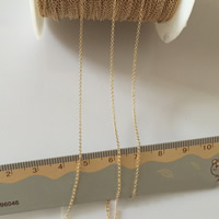 Gold Filled Chain, 14K gold-filled & oval chain, 1.2mm 