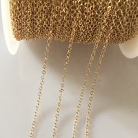 Gold Filled Chain, 14K gold-filled & oval chain, 1.7mm 