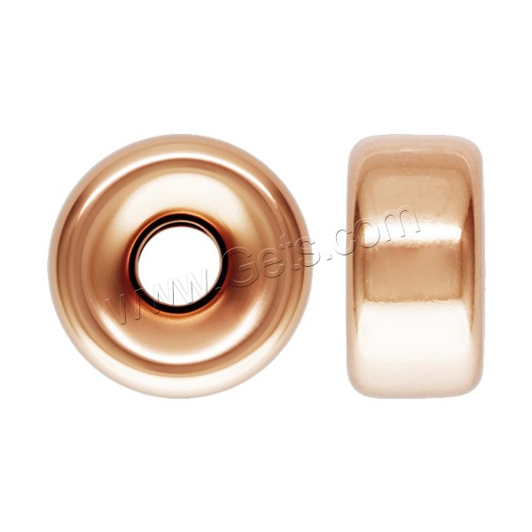 perles remplies d'or 14kt, Doublé or, rondelle, 14K rose Gold-Filled & normes différentes pour le choix, Vendu par PC