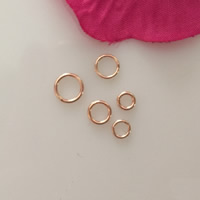 Gold Filled Machine Cut Closed Jump Ring, 14K rose gold-filled 