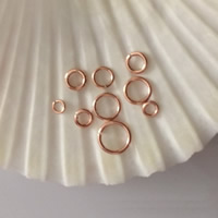Gold Filled Open Jump Ring, 14K rose gold-filled 
